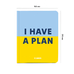 Планер «I have a plan» синьо-жовтий