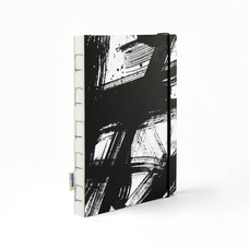 Скетчбук «Штрихи гуаші хаотичні», чорно-білий придбати в інтернет-магазині Супер Пуперс