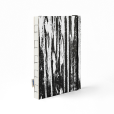Скетчбук «Штрихи гуаши вертикальные», чёрно-белый купить в интернет-магазине Супер Пуперс