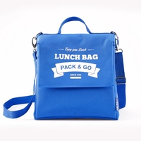 Термо сумочка для ланча «Lunch Bag (Size L+)», голубая
