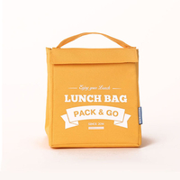 Термосумочка для ланчу "Lunch Bag (Size M)", жовта