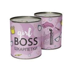 Носки-консерва «Girl boss» купить в интернет-магазине Супер Пуперс