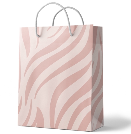 Подарочный пакет «Pink tiger print»