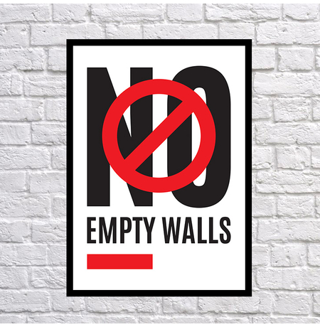 Постер "No empty walls"