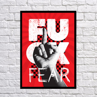 Постер «Fuck fear»