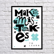 Постер «Mistakes» купить в интернет-магазине Супер Пуперс