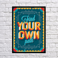 Постер «Your own path»