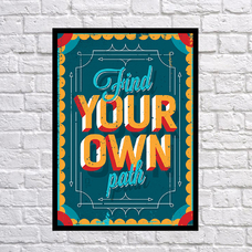 Постер «Your own path» купить в интернет-магазине Супер Пуперс