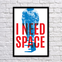 Постер «I need space»
