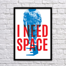 Постер «I need space» придбати в інтернет-магазині Супер Пуперс