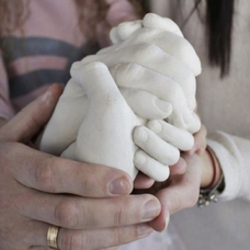 Зліпки рук 3D, сімейний набір придбати в інтернет-магазині Супер Пуперс