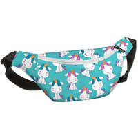 Сумка на пояс «Єдиноріжки на бірюзовому фоні» Сумка на пояс «Єдиноріжки на бірюзовому фоні»