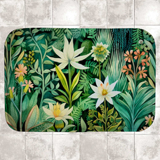 Коврик в ванную «Тропические цветы» купить в интернет-магазине Супер Пуперс