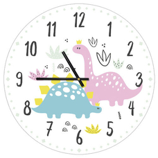 Настінний годинник «Динозаврики» придбати в інтернет-магазині Супер Пуперс