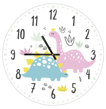 Настінний годинник «Динозаврики»