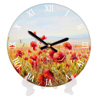 Настінний годинник «Макове поле»