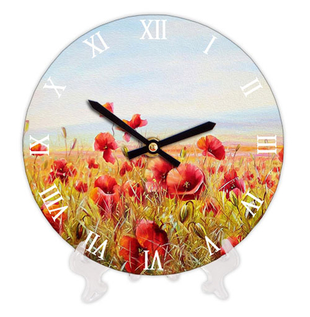 Настінний годинник «Макове поле»