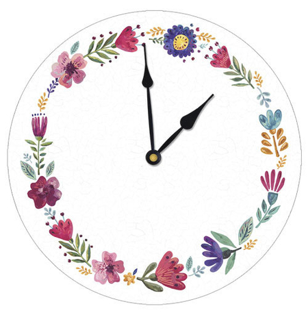 Настенные часы «Квітковий вінок»