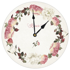 Настінний годинник «Троянди у вінку» придбати в інтернет-магазині Супер Пуперс