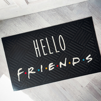 Коврик придверный «Hello friends»