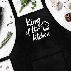 Фартук «King of the kitchen»  купить в интернет-магазине Супер Пуперс