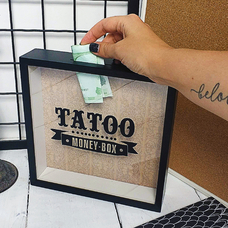 Копилка для денег «Tattoo» купить в интернет-магазине Супер Пуперс