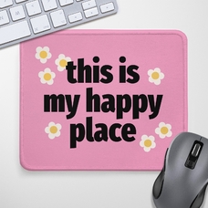 Коврик для мыши «This is my happy place» купить в интернет-магазине Супер Пуперс