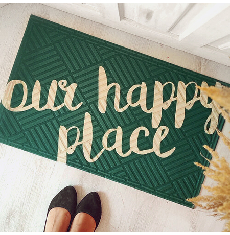 Килимок придверний «Our happy place»
