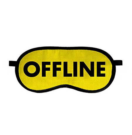 Маска для сна "Offline"