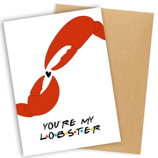 Листівка «You`re my lobster» придбати в інтернет-магазині Супер Пуперс