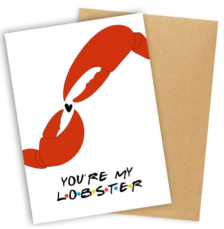 Открытка «You`re my lobster»