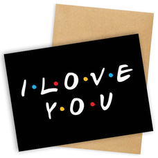 Листівка «I love you», друзі придбати в інтернет-магазині Супер Пуперс