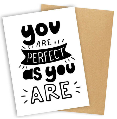 Открытка "You are perfect"