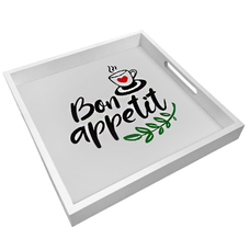 Поднос с ручками «Bon appetit» купить в интернет-магазине Супер Пуперс
