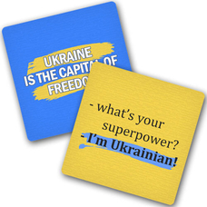 Підставки під чашки «What's your superpower?» придбати в інтернет-магазині Супер Пуперс