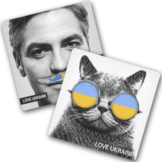 Подставки под чашки «LOVE UKRAINE» купить в интернет-магазине Супер Пуперс