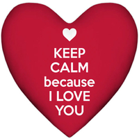 Подушка-сердце «love you»