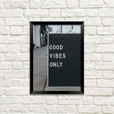 SuperАкция! Постер «Good vibes only» купить в интернет-магазине Супер Пуперс