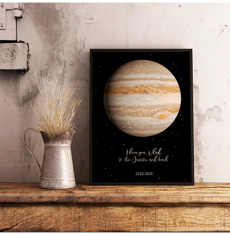 Постер с вашим текстом «Jupiter»