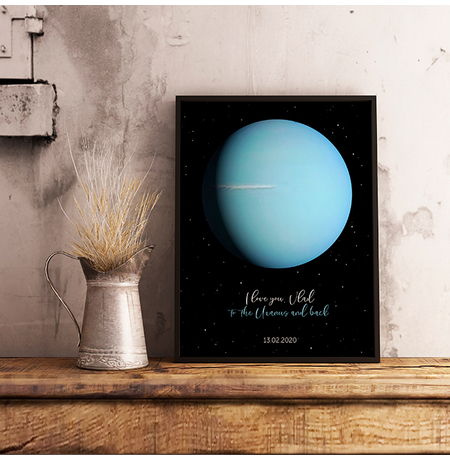 Постер с вашим текстом «Uranus»
