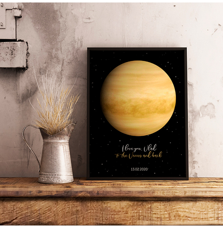 Постер с вашим текстом «Venus»