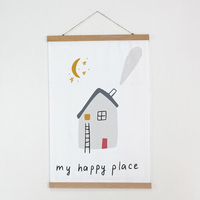Тканинний постер «My happy place»