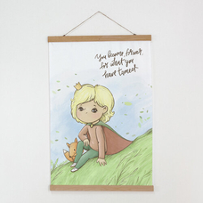 Тканинний постер «Маленький принц» придбати в інтернет-магазині Супер Пуперс
