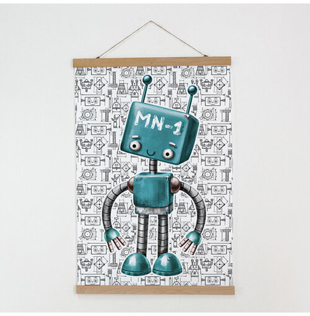 Тканевый постер «Робот»