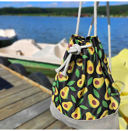 Рюкзак з тканини «Авокадо»
