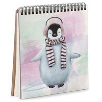Скетчбук «Пінгвін у шарфику»