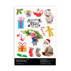 Набор наклеек «Новогодние» купить в интернет-магазине Супер Пуперс