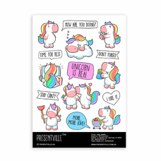 Набор наклеек «Unicorn is real» купить в интернет-магазине Супер Пуперс