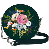Круглая сумочка «Flowers»