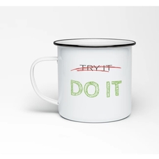Эмалированная кружка «Do it» купить в интернет-магазине Супер Пуперс